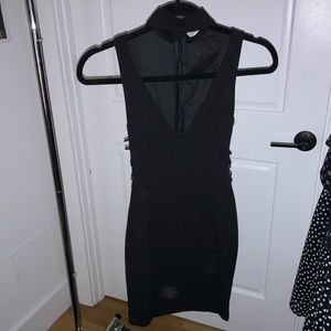 Little black dress, cut out sides